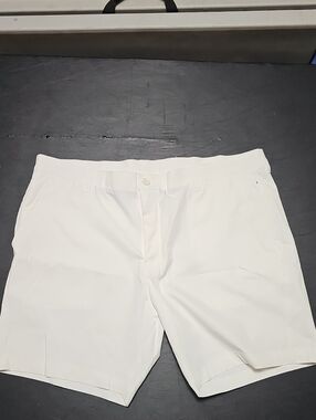 Michel Rouen Men's White Performance Shorts